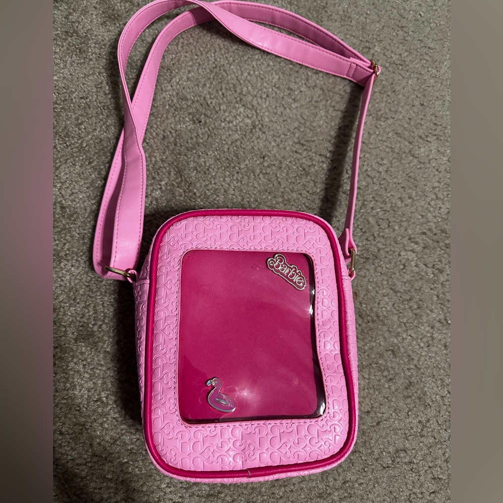 Rare Barbie X Boxlunch Pink Crossbody Pin Bag